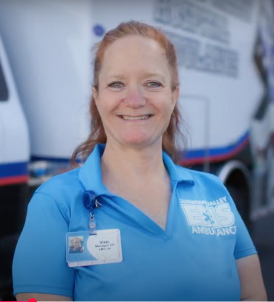 Vikki McClaskey EMS state award